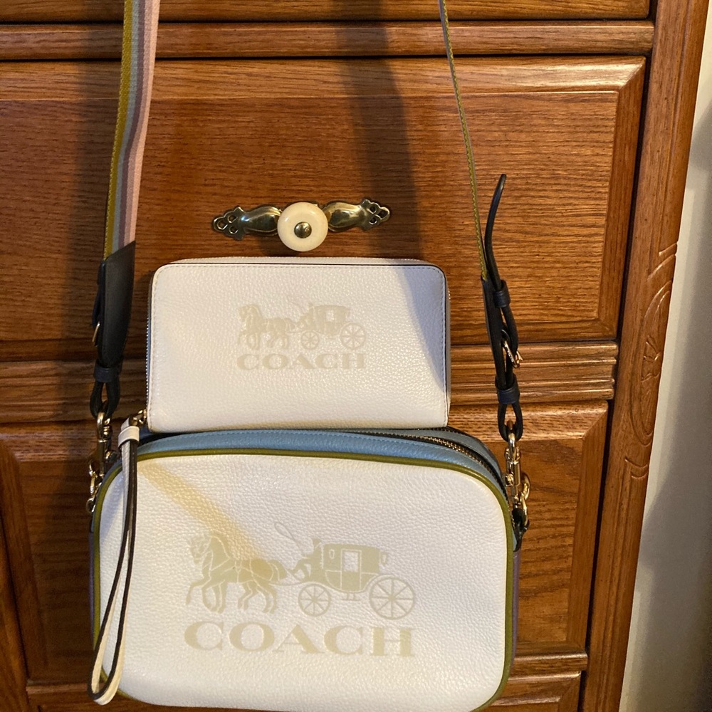 Coach Jes crossbody and Jes large phone wallet set